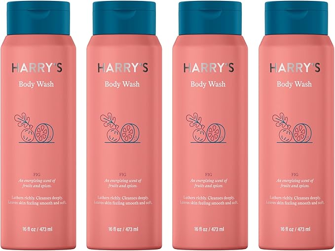Harry's Men's Body Wash - Body Wash for Men - Fig (Pack of 4) - Image 2
